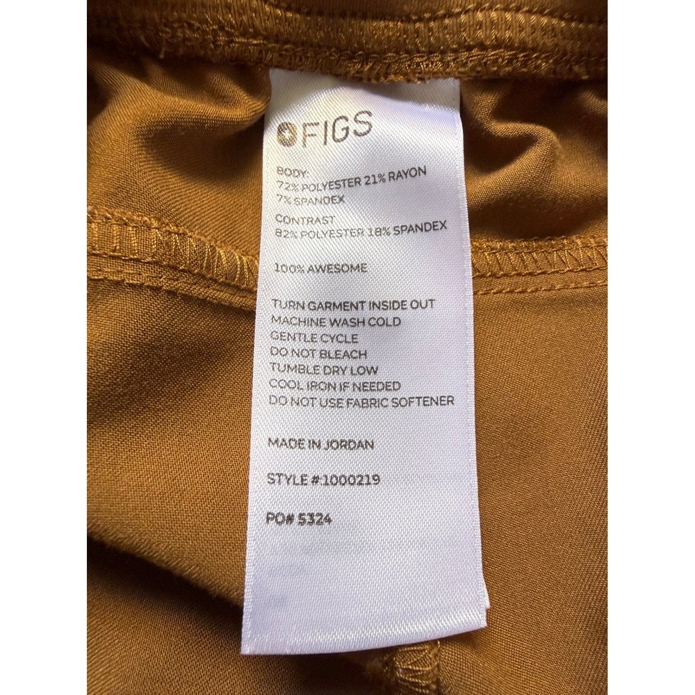 Figs Scrubs Catarina Top Kade Straight Leg Cargo Pants Set Earth Womens Medium - Picture 8 of 11